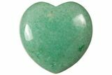 1.6" Polished Green Aventurine Heart - Photo 3